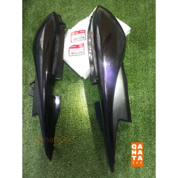 Cover Body HONDA TIGER REVO warna UNGU VIOLET set Kanan Kiri TIREV RARE ORIGINAL HGP / AHM NOS
