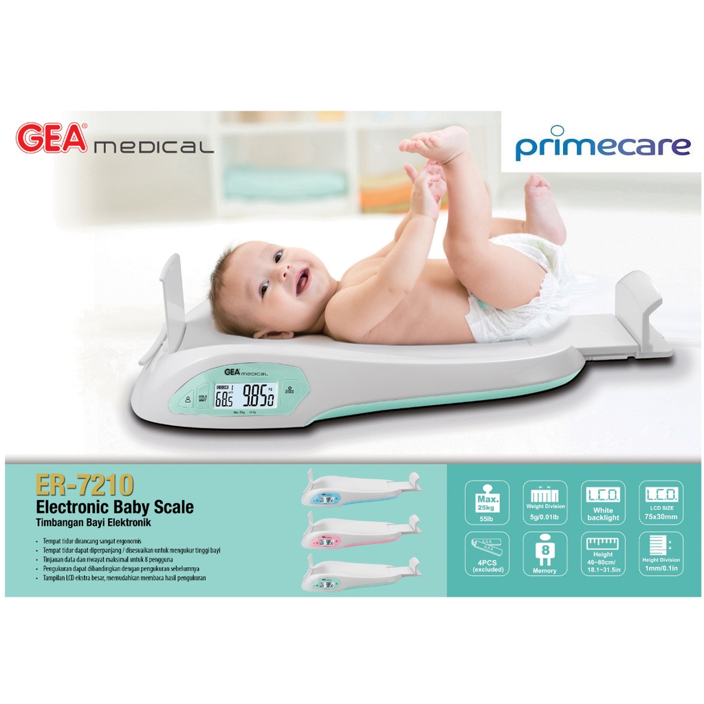 Timbangan Bayi Digital GEA ER-7210 / Timbangan Bayi GEA ER-7210