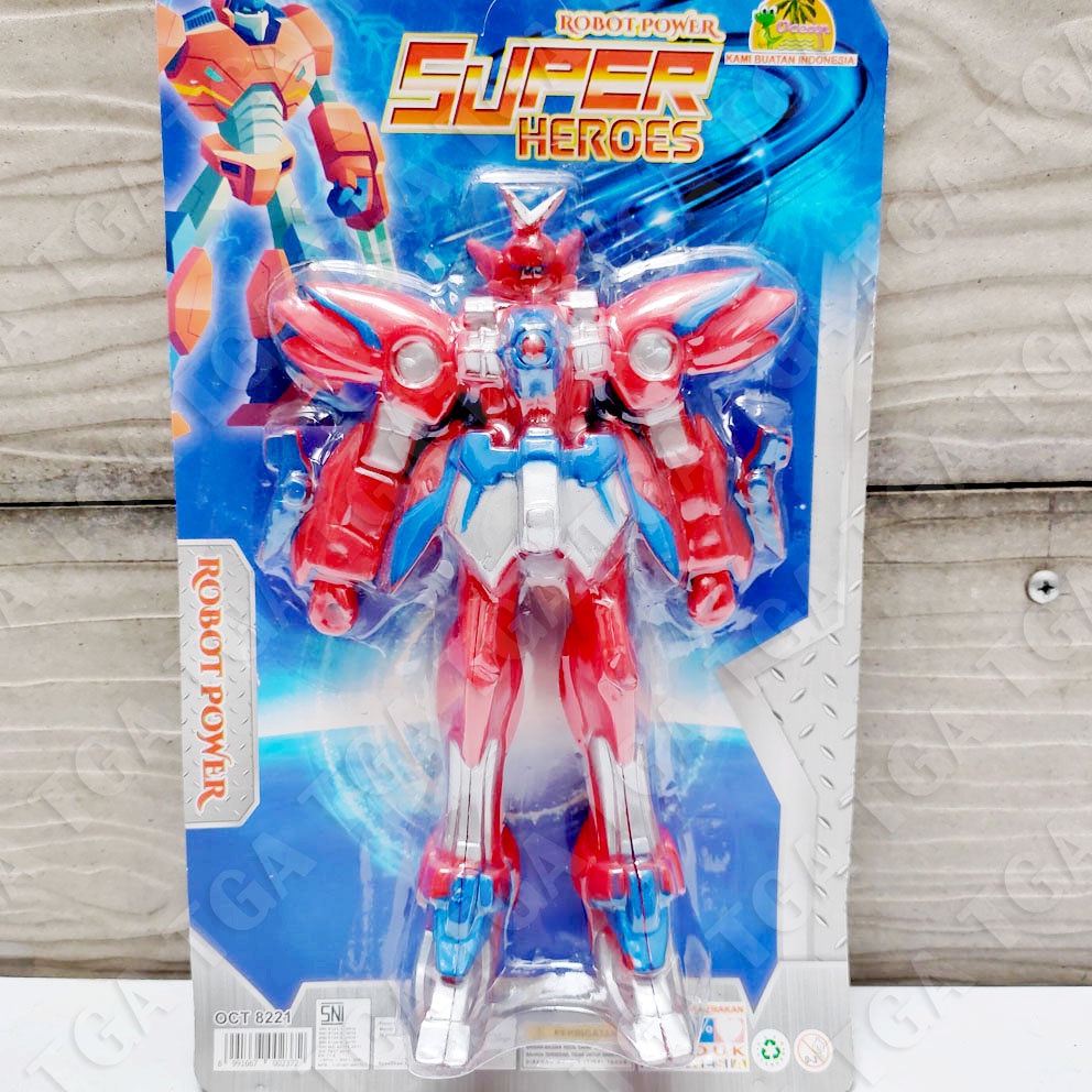 Robot Power Super Heroes 8221 Gundam Transformers