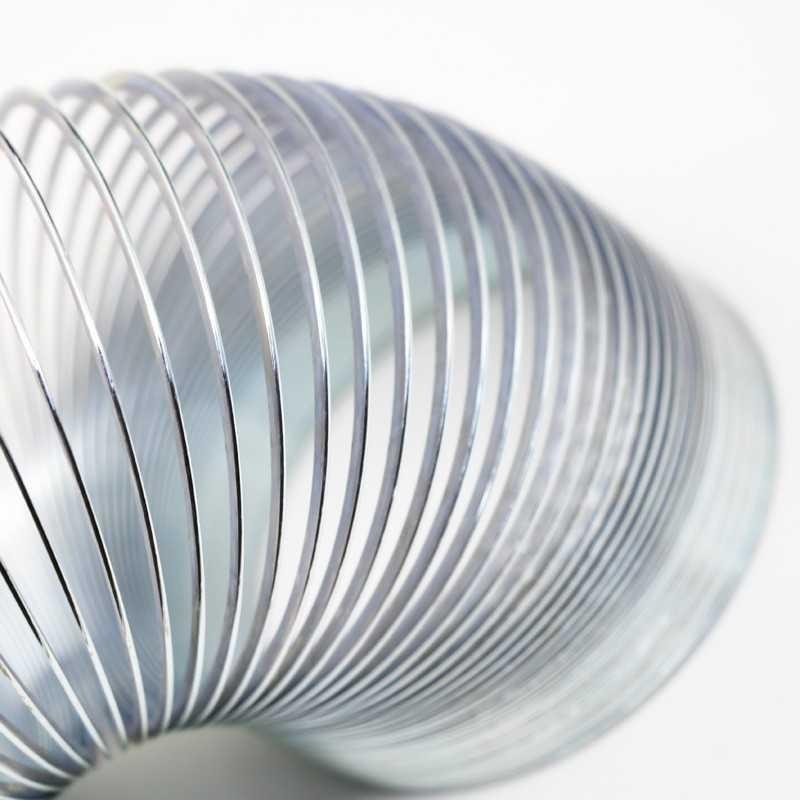 Metal Slinky Spring Anti Stress - [Silver]