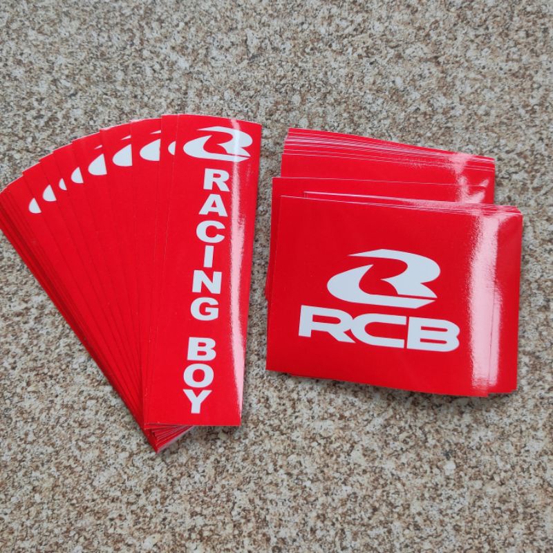 STICKER RCB racing berkilau