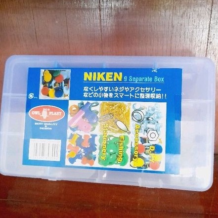 kotak NIKEN sekat 9 Separate Box NSB 324(sekat bisa di lepas )