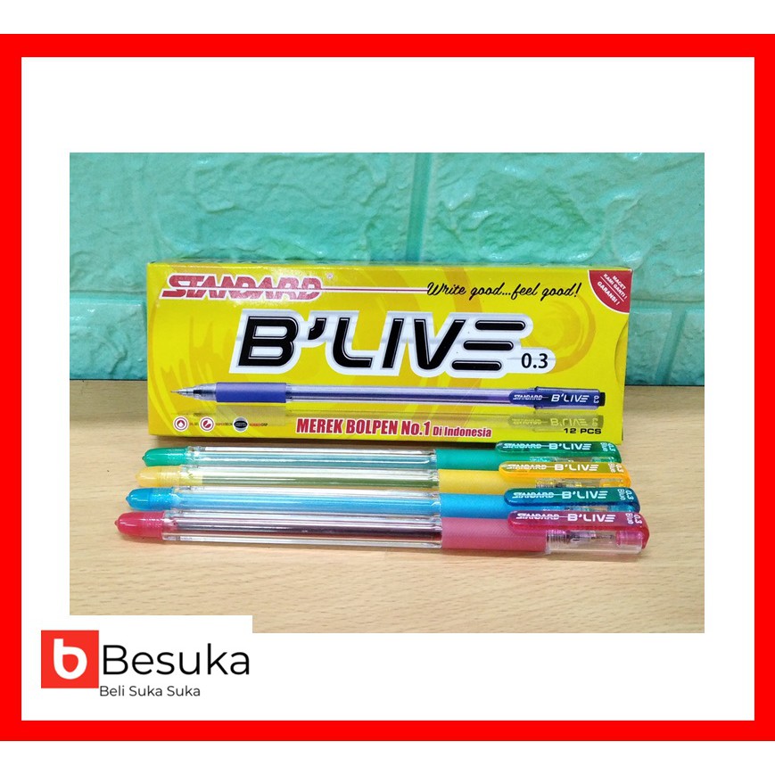 

BALLPOINT STANDARD B'LIVE 0.3 MM (BLUE)