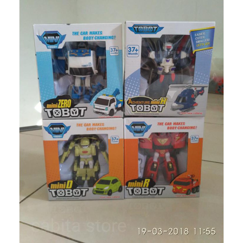 Mainan Robot Tobot Mini X Y Z C D R H W Zero