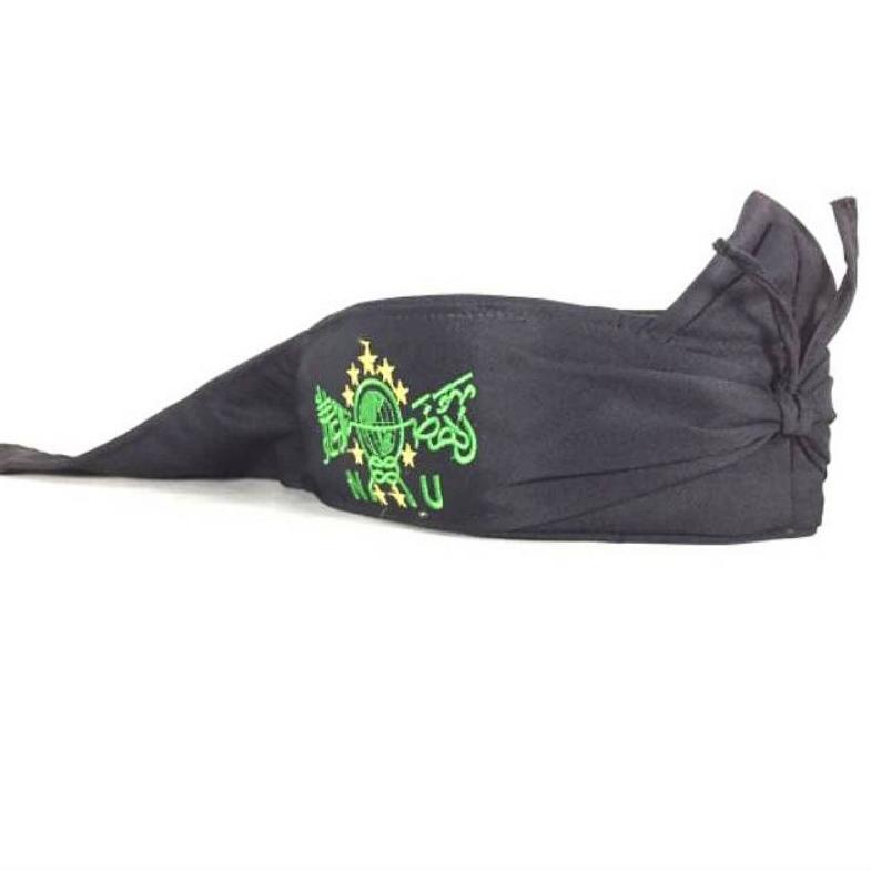 [KODE Y97IU] Blankon udeng ikat kepala totopong blangkon khas sunda jawa LOGO NU HIJAU BORDIR bisa C