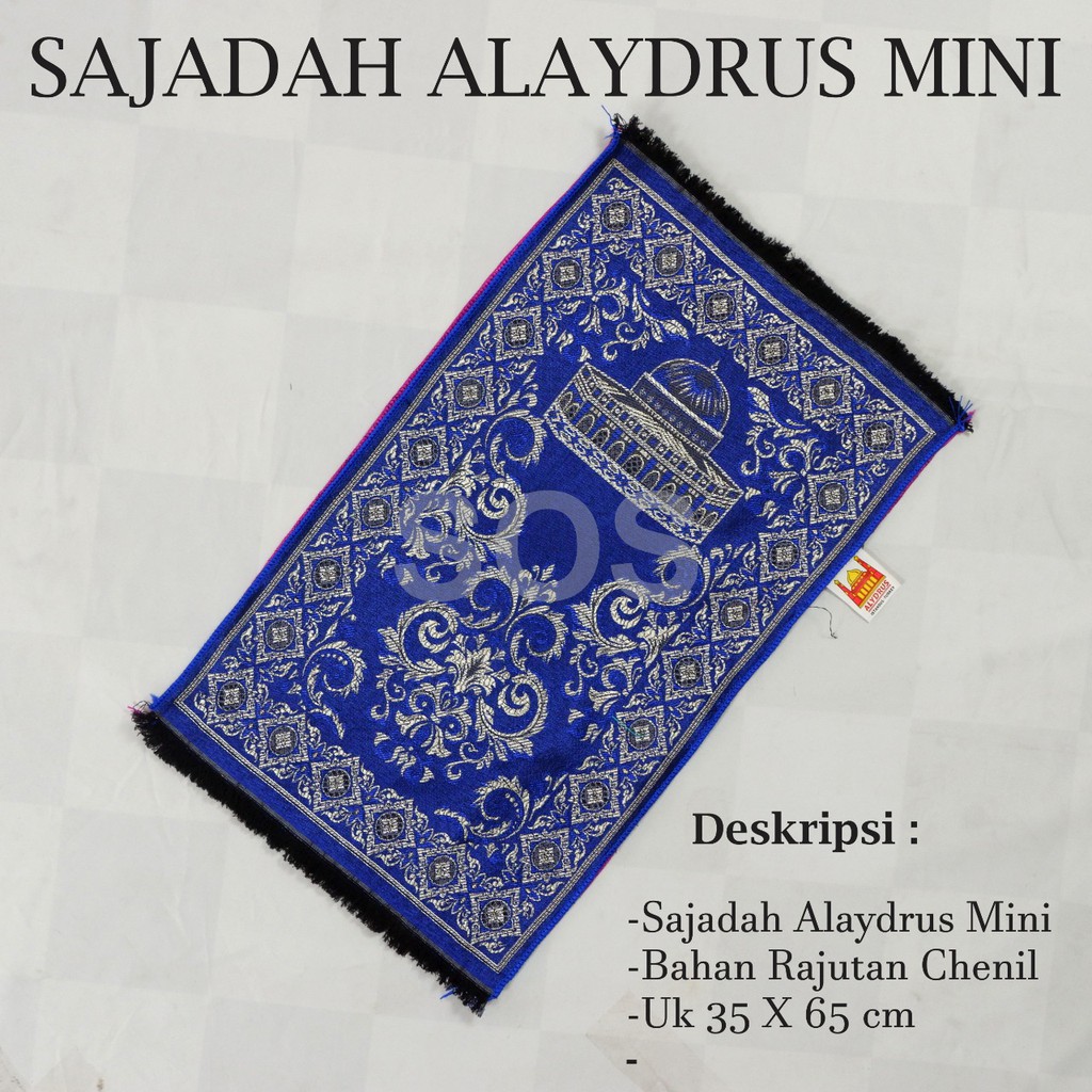 SAJADAH TURKY MINI ALAYDRUS CHENIL ( GROSIR/ECER )