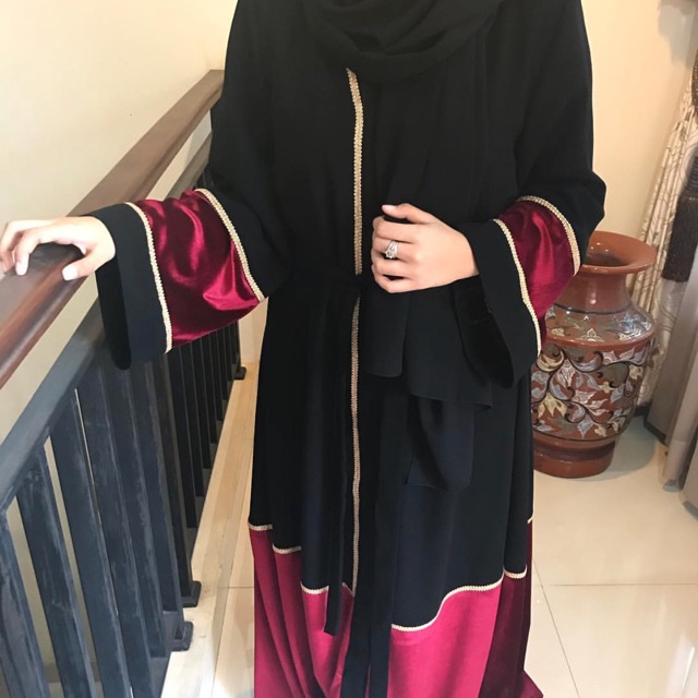Abaya mix bludru Jumaerabaya Premium