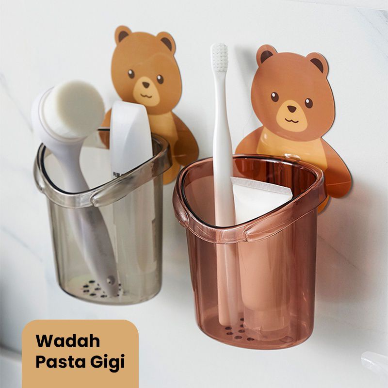 Tempat pasta gigi wadah pasta gigi anak lucu murah