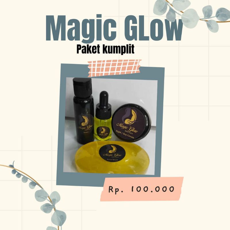 Magic glow paket kumplit