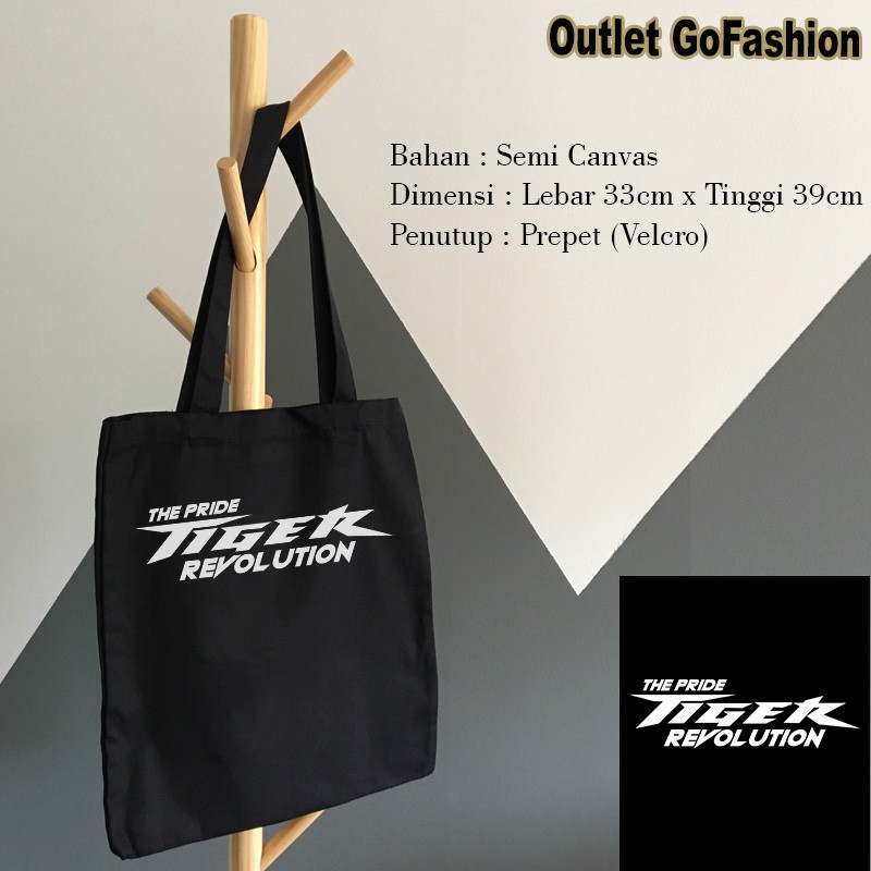 Tas Totebag Motor Honda Tiger Revo Otomotif Keren Bahan Canvas Outlet GoFashion Terbaru COD