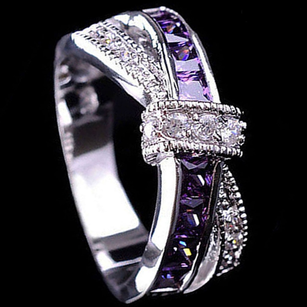 Cincin Berlian Imitasi Bahan Alloy Untuk Pesta