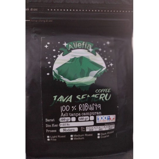 

kopi Robusta 200Gr