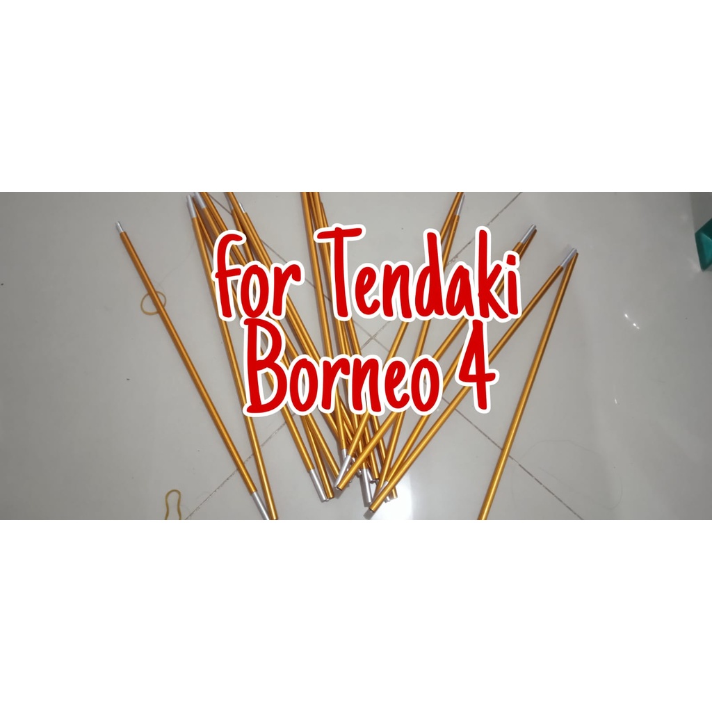 Frame Tenda Alloy Borneo 4 Fullset Murah Borneo 4 Limited Edition