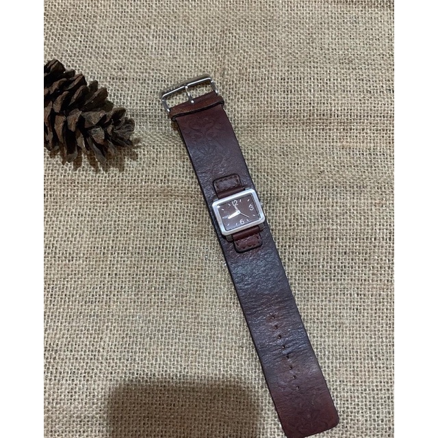 Preloved Jam Fossil Mini Gaban Coklat JR1008 Original