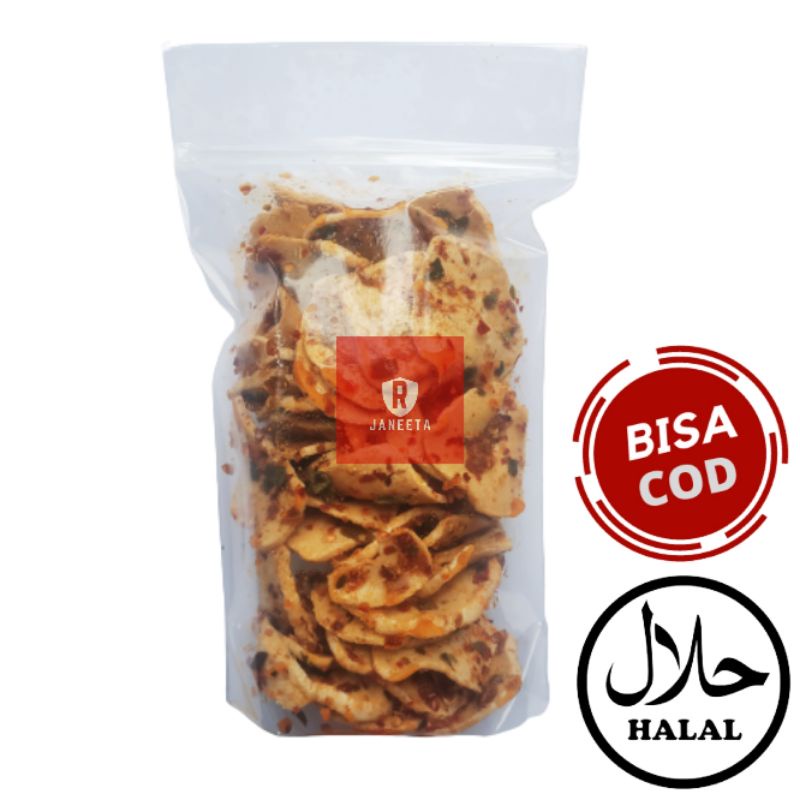 

Keripik Basreng Pedas Daun Jeruk 100 Gram Kualitas Premium Kripik Basreng Koin Renyah By Janeeta Bumbu Cikruh