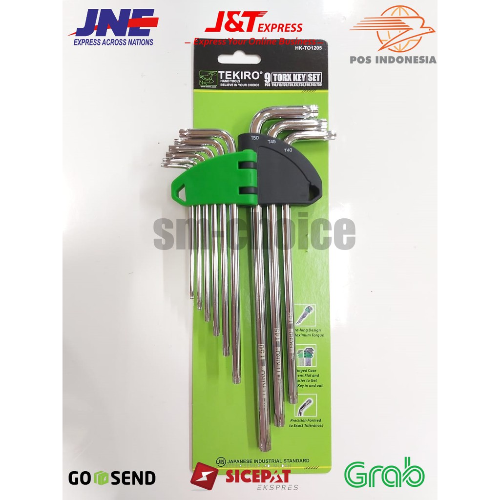 KUNCI L BINTANG TEKIRO 1SET -  KUNCI L SET BINTANG TEKIRO 9 PCS - 219