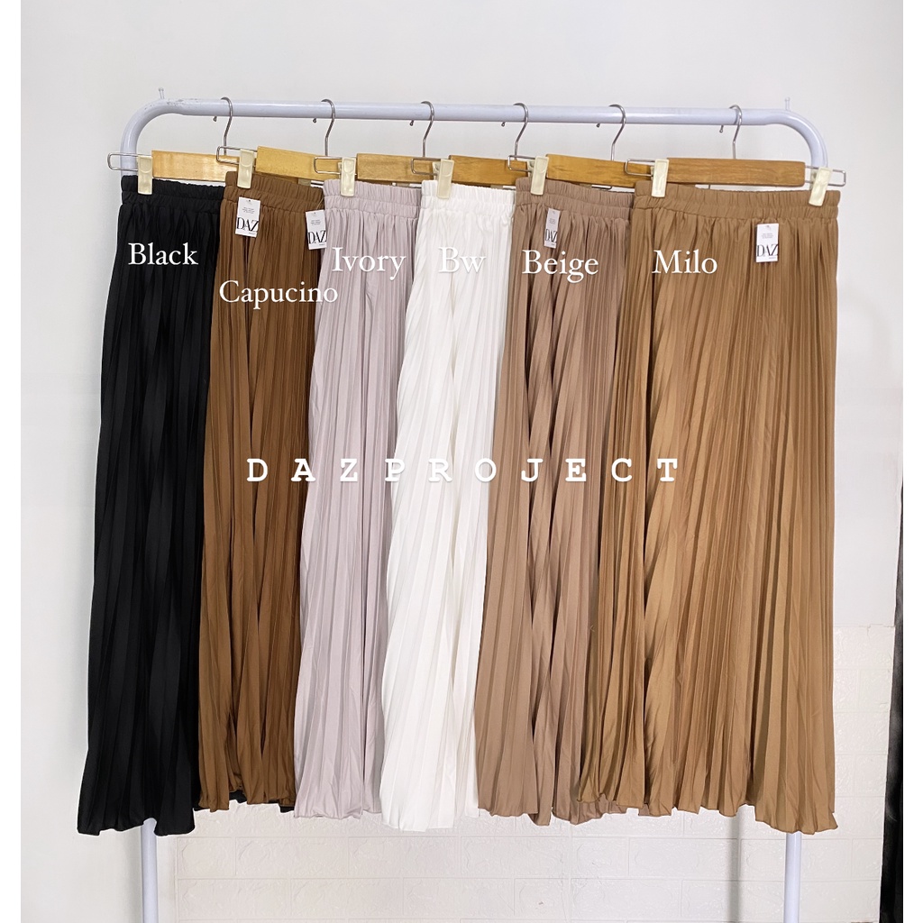 Rok plisket Polos Rok Lipit Rok Polos by DAZPROJECT