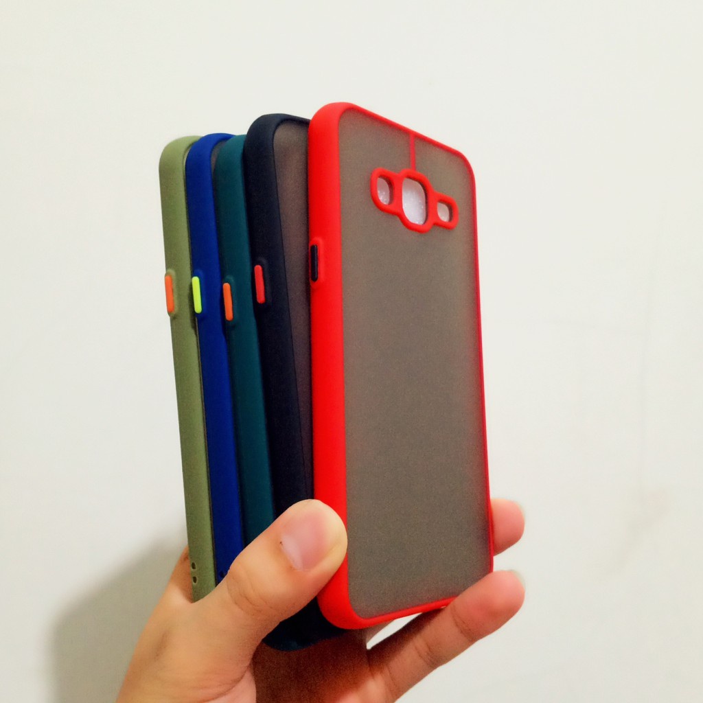 Hybrid Matte Case Samsung J1 Ace , J3 2016 , J5 2015 , J7 2015 , J7 Core Case Bumper Candy Frosted T