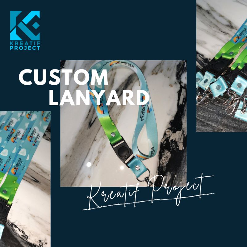 

Lanyard Custom Ukuran 2cm + Frame Id Card
