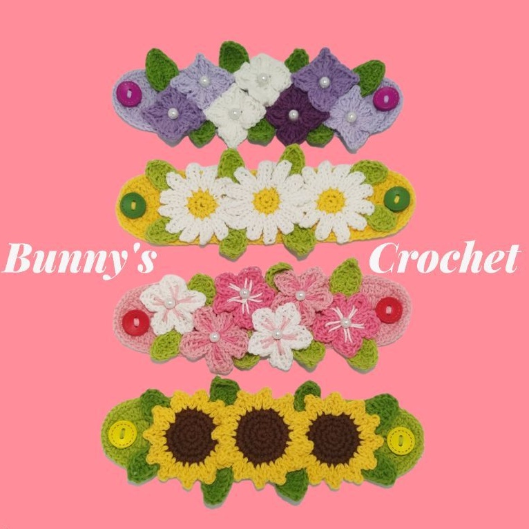 Konektor Masker Rajut bunga gemes | Ear Saver | Mask Strap | Strap Masker