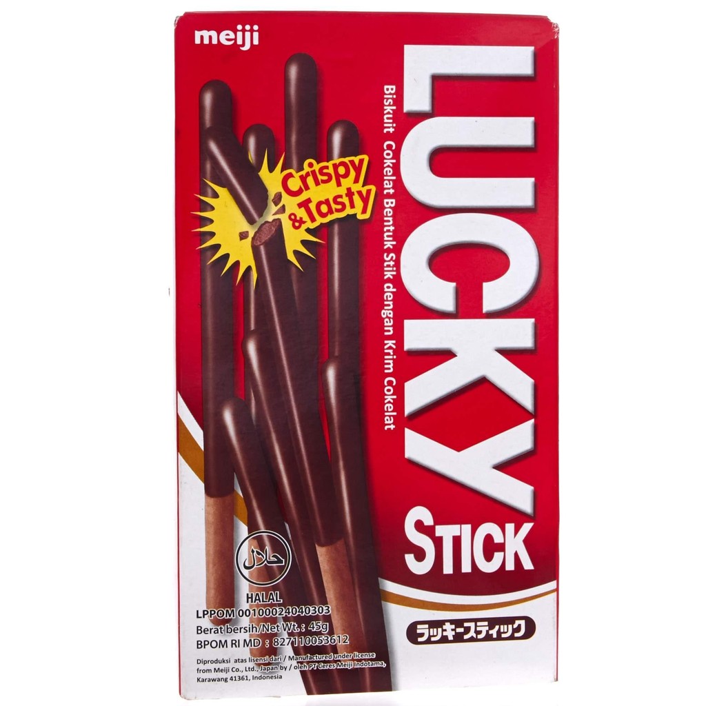 

Meiji Lucky Stick Coklat 45 g