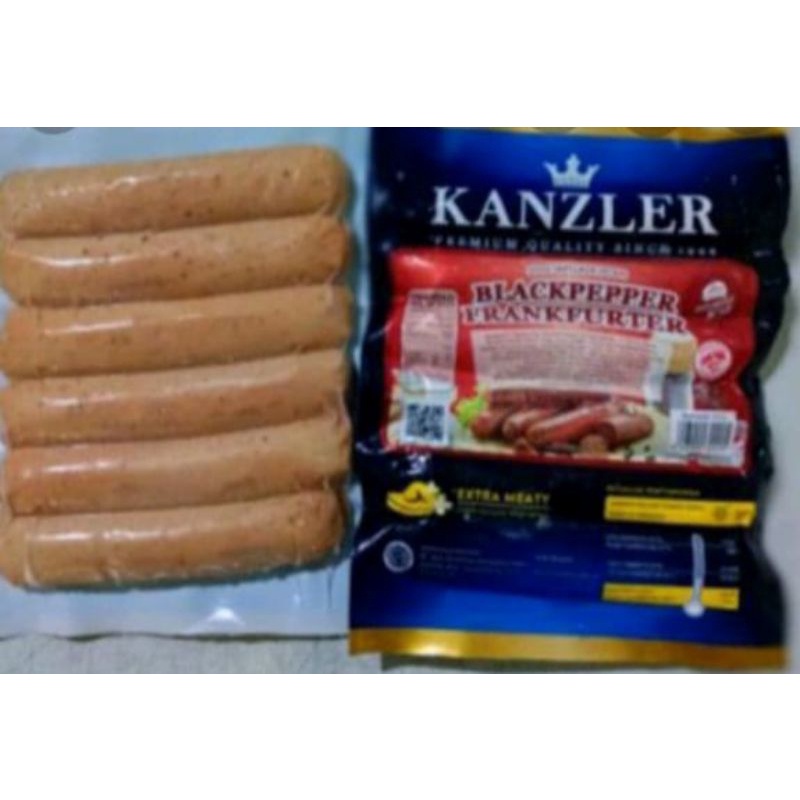 

Kanzler Blackpepper Frankfurter 500gr