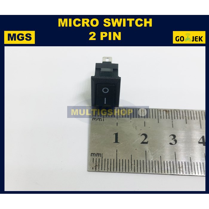 10Pcs Micro Switch Saklar Mini 2Pin Saklar On Off Mini Kecil