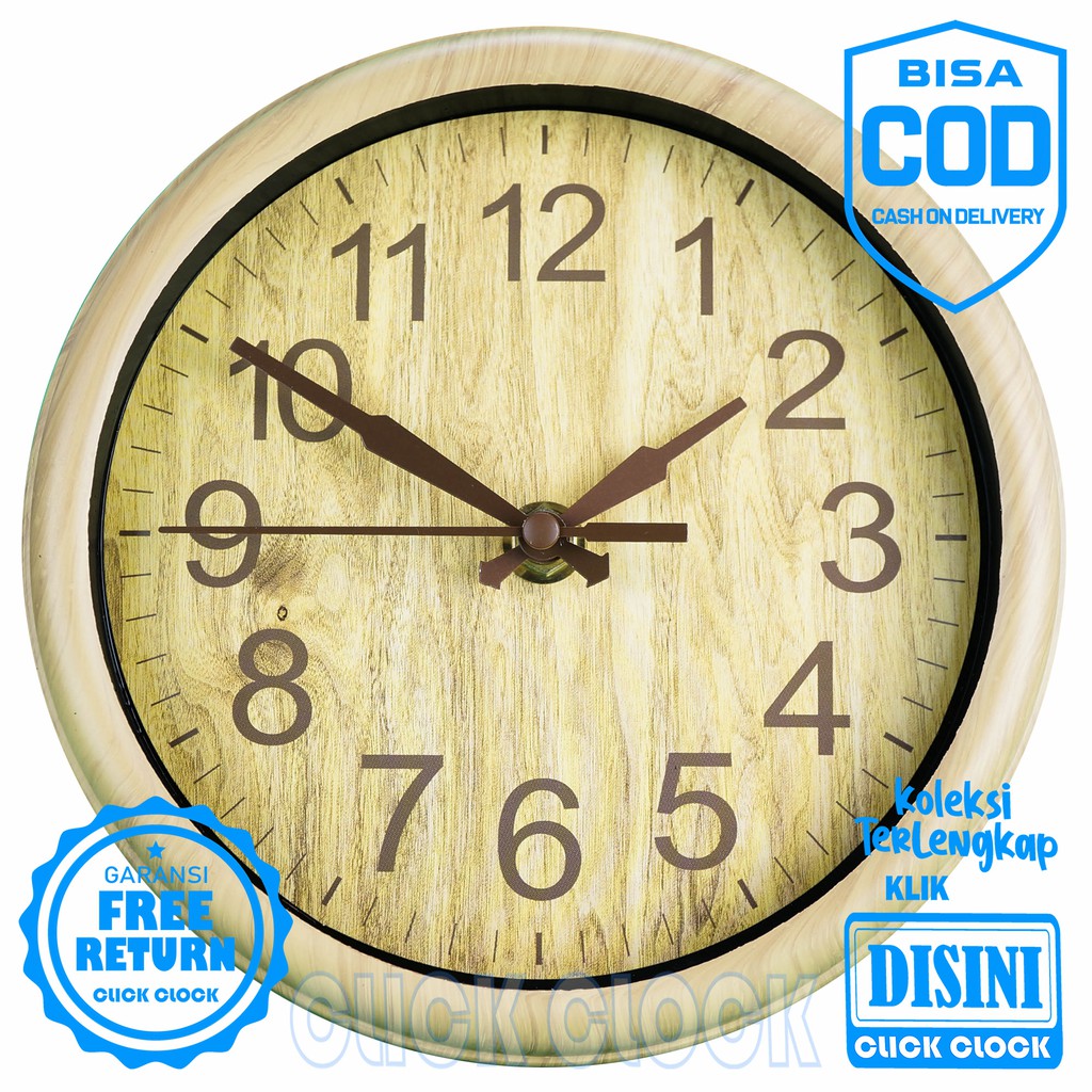 Jam Dinding Polos Minimalis Bagus Wall Clock Dekorasi Rumah  PM-2057