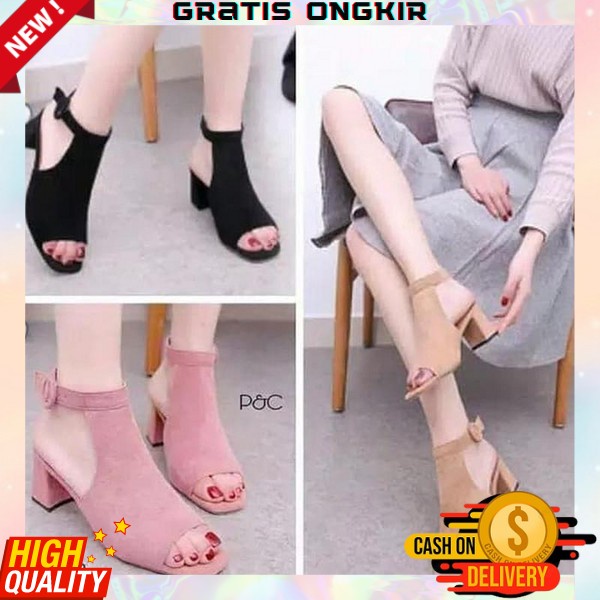 Sendal Heels Wanita Terbaru Kekinian 2022 Sandal Kondangan Ibu Ibu Hils Kerja Wisuda Bisa Cod Sendal