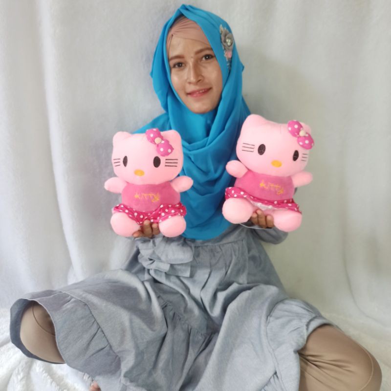 boneka hello Kitty BAJU S MURAH 21cm