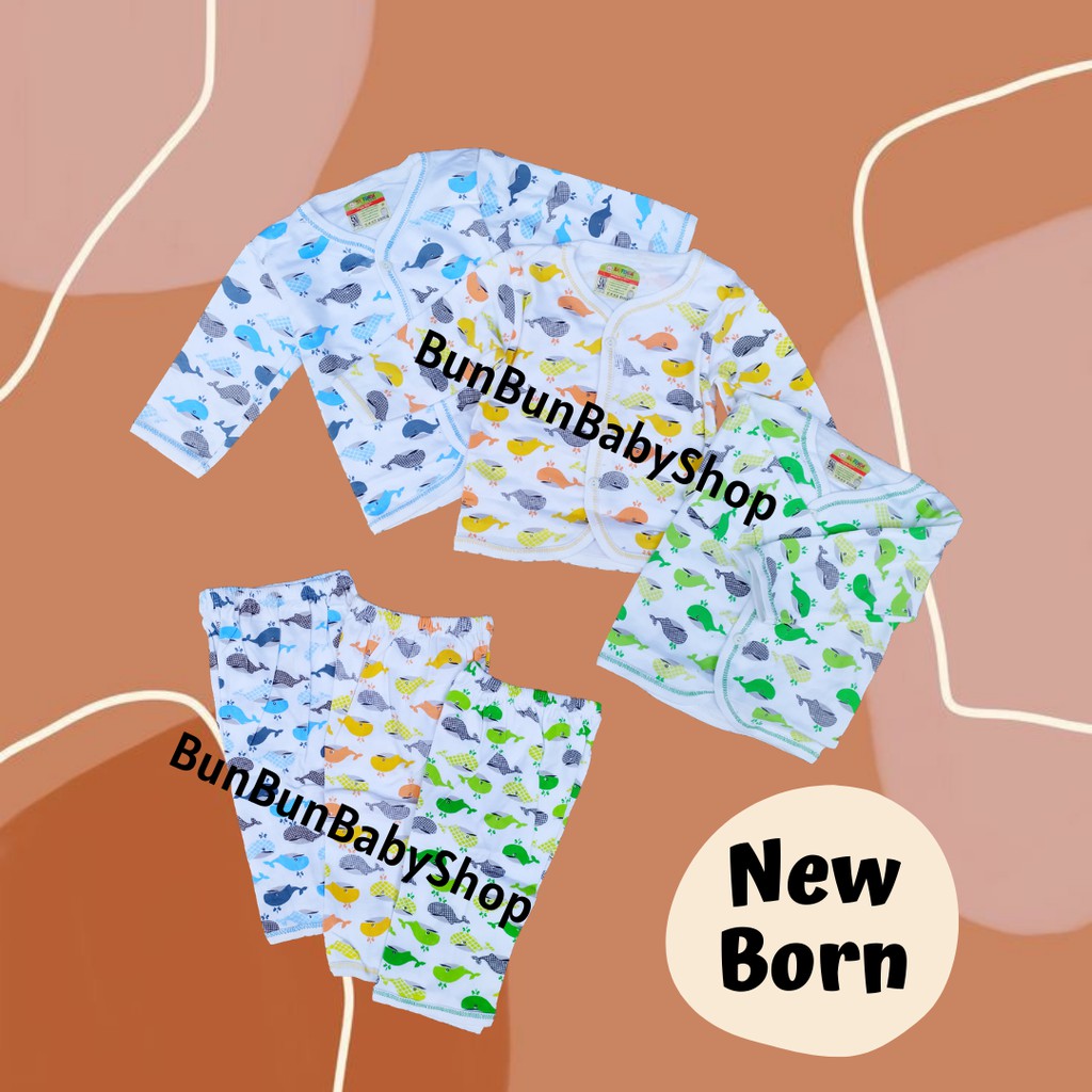 Baju Setelan Panjang Baby Boy Girl Fashion Bayi Anak Laki Perempuan Stelan Pakaian New Born Murah