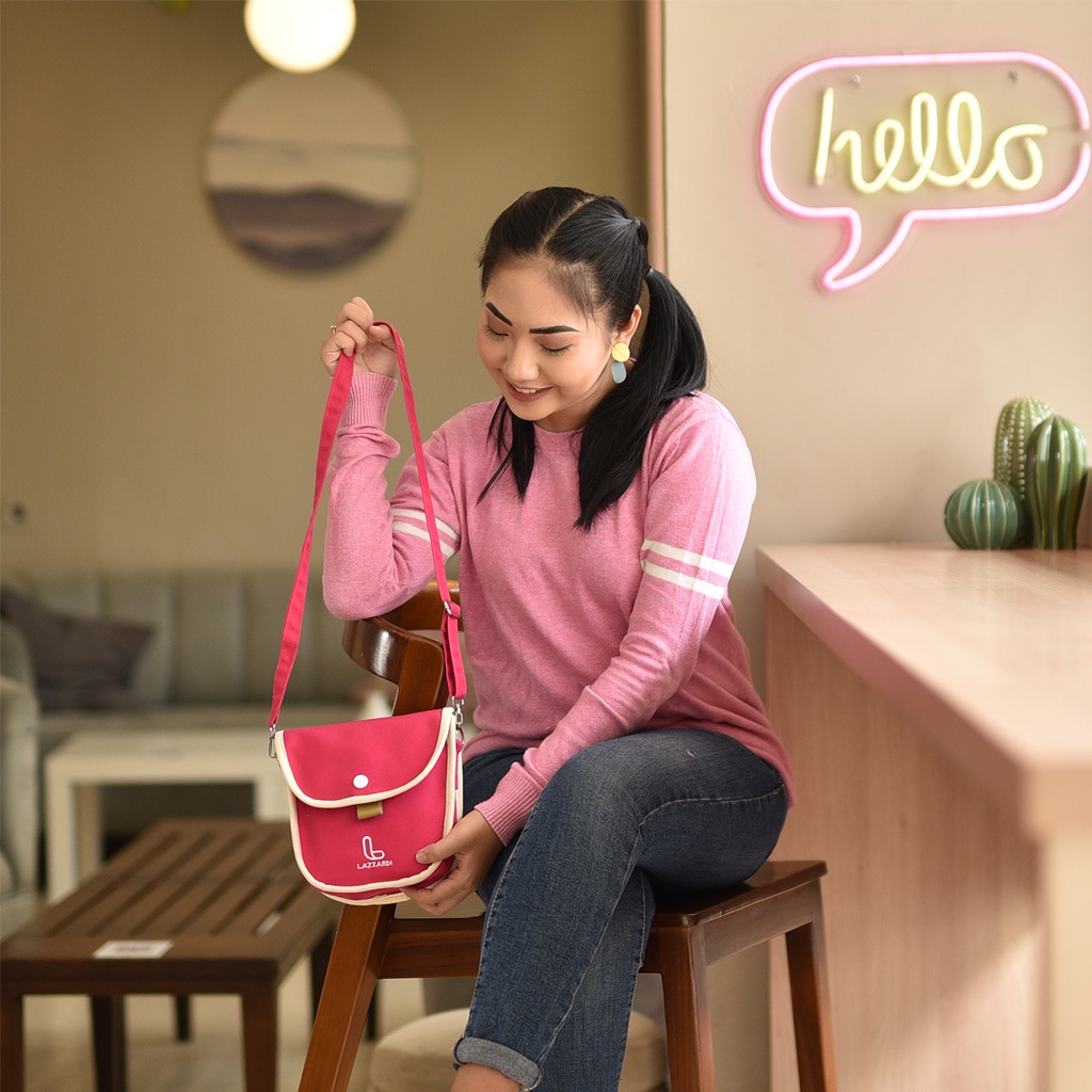 MEORI MISTY ROSE |ManNeedMe X LAZZARDI| Tas Handphone Wanita Sling Bag HP ORIGINAL