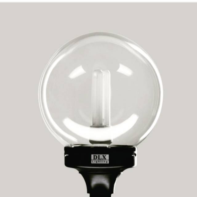 DLX Lighting bulat 22,5 cm lampu taman tahan panas tahan hujan