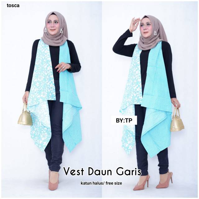 Vest daun garis