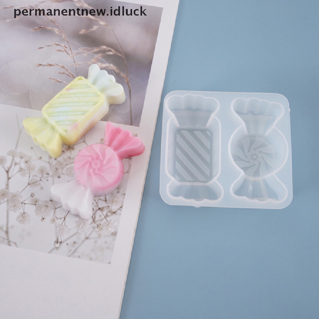 Cetakan Resin UV Bentuk Permen Gula Bahan Silikon Untuk Kerajinan Perhiasan