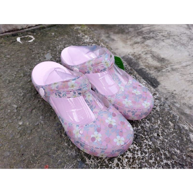 Sandal wanita / Sandal non crocs fashion mj Maryjane Cmj Non merk / Sandal wanita