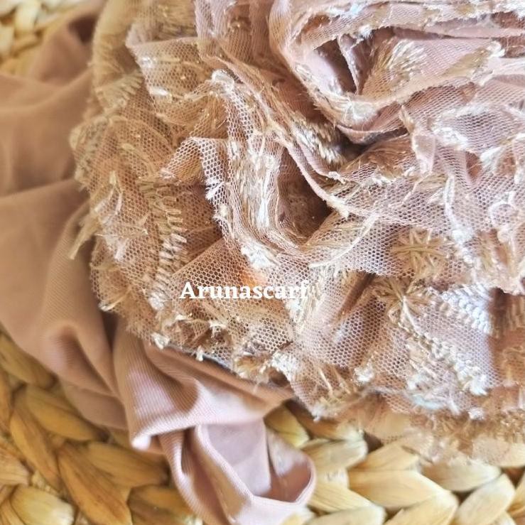 [SD.04Ag21ᵂ] [PREMIUM QUALITY] Inner Turkish / Ciput Turki Jersey Mix Brukat