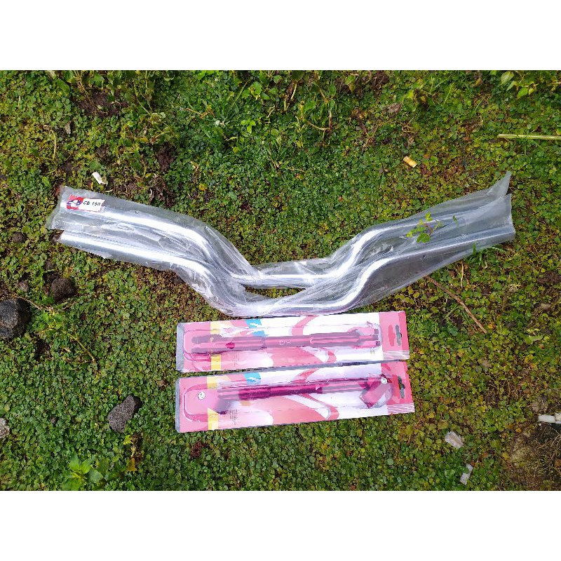STANG STIR CB150R CROM TEBAL SET PALANG CNC BESAR