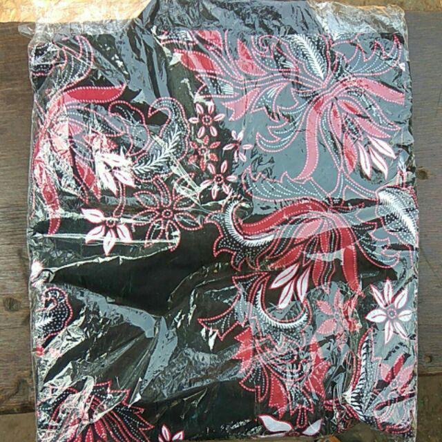 Bswart Batik Hrb026 Kenongo Hem Pendek Padi Pekalongan M L Xl Batik Pria Murah Modern Grosir Batik