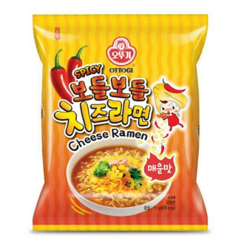 

Ottogi Mie Instan Korea Spicy Cheese Ramyun 111gr