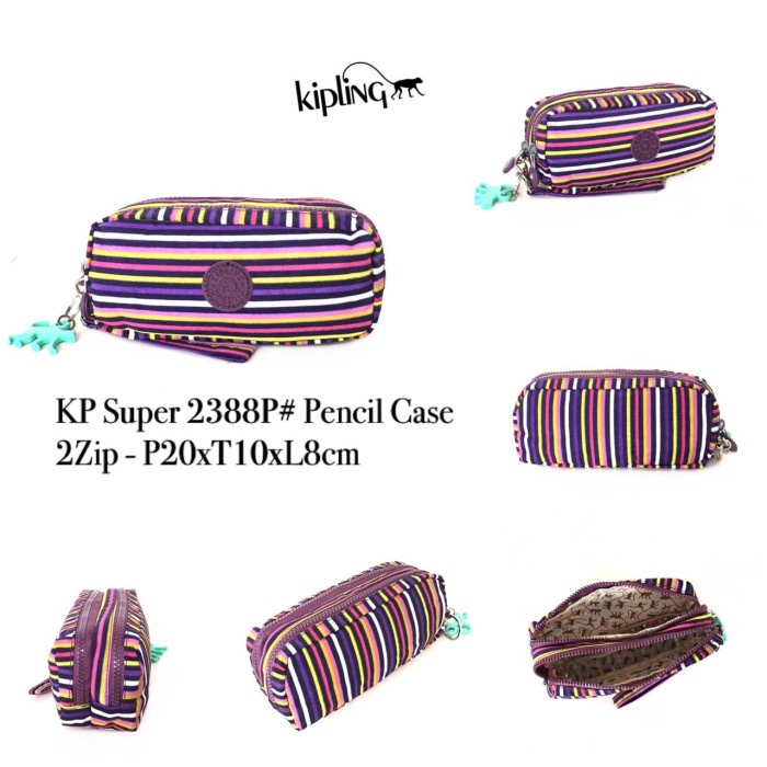 

Hari Ini Pencil Case Kipling 2388P Gilaa!!!