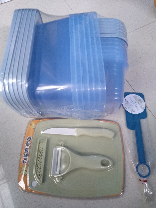 Pisau Set Keramik 3 In 1 Talenan Set Knife Set Peeler Buah/pisau Set/talenan Set/set Alat Dapur 3in1