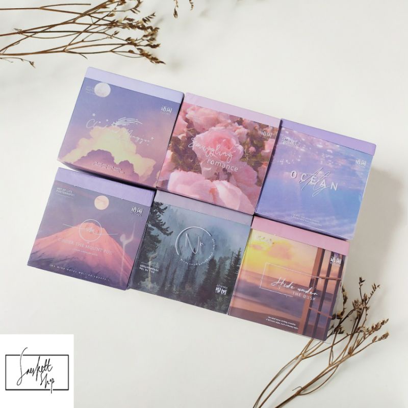 

Memo Pad Post It Nature Life for Stationery Decor Notes