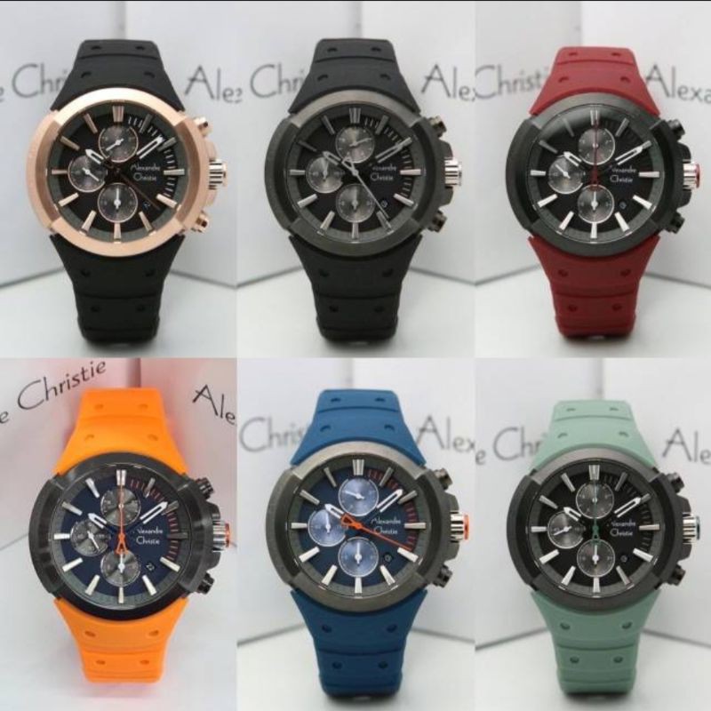 JAM TANGAN PRIA ALEXANDRE CHRISTIE  6566 AC 6566MC Ac 6566 ORIGINAL [ GARANSI RESMI 1 TAHUN ]