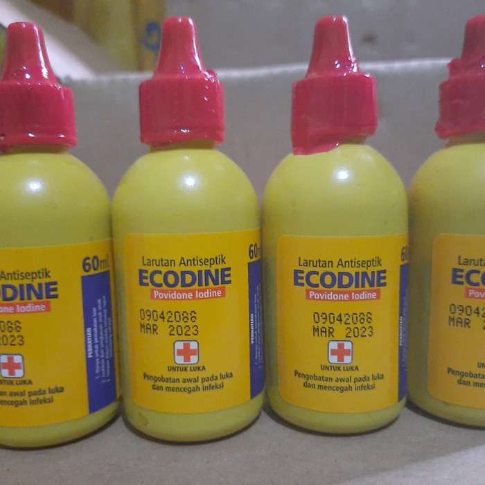 Ecodine Povidon Lodine 60 Ml Obat Luka