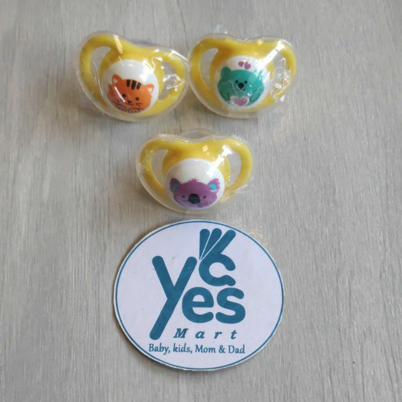 COD Pigeon Empeng dot 1 Pcs pegangan bayi Free BPA baby balita ekonomis karakter Sillicone nipple pacifier