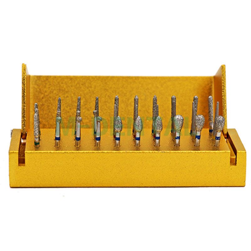 Dental Diamond Bur 30pcs High Speed Mata Bur Gigi Dental Bur Set Dan Bur Holder