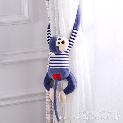 Mainan Boneka Monyet Tangan Panjang Bahan plush Lembut Untuk Hadiah Natal / Ulang Tahun Anak