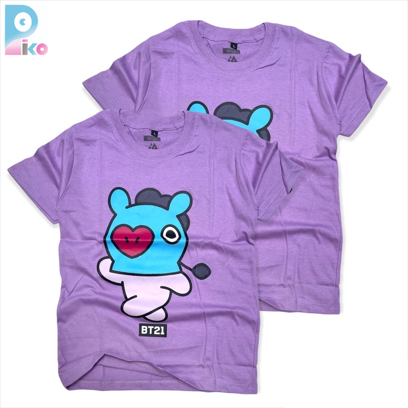 Baju kaos anak perempuan usia 1-12 tahun bahan katun