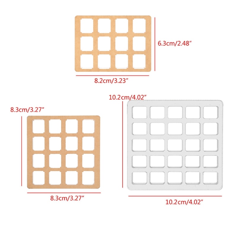 Btsg Untuk Cherry MX Saklar Penyimpanan Papan Display Keyboard Switch Tester Base12 /16 /25Switch Plat Akrilik